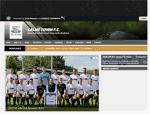 Tablet Screenshot of calnetownfc.com
